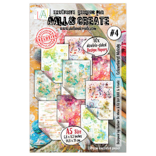 #04 - A5 Design Paper - Colourburst Melody
